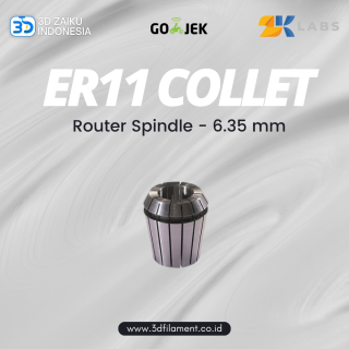 ZKlabs CNC Router Spindle ER11 Collet - 6.35 mm